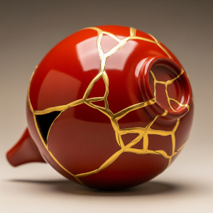 Kintsugi Schalenensemble